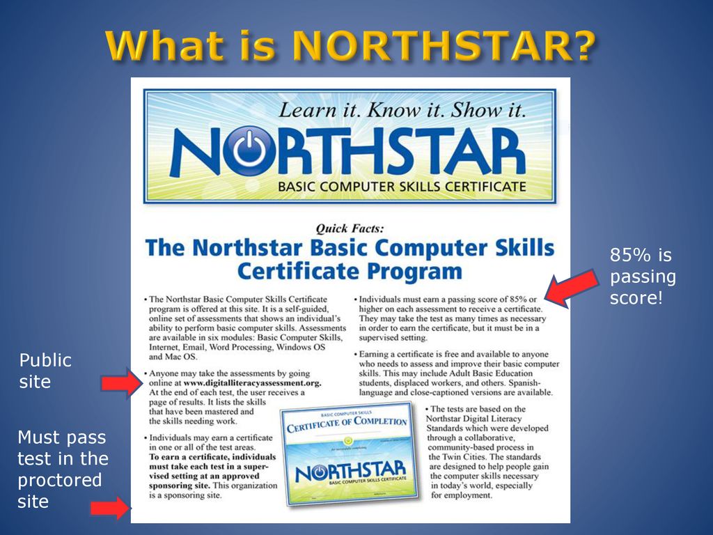 Northstar certification manual mac os